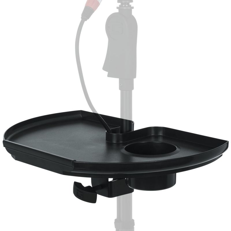 Подставка для аксессуаров с креплением на микрофонную стойку Gator Frameworks GFW-MICACCTRAYXL Mic Stand Accessory Tray XL